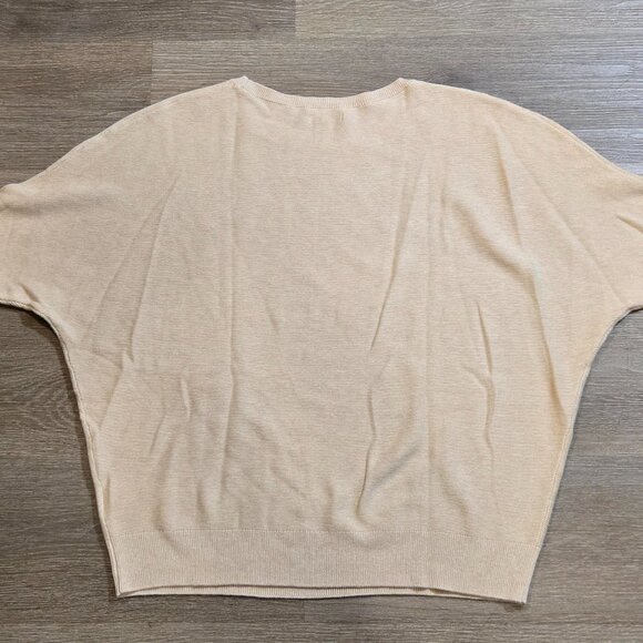 Quince Cotton Cashmere Sweater Lot Of 2 Womens Sz Large Link Stitch Dolman EUC - Picture 7 of 12